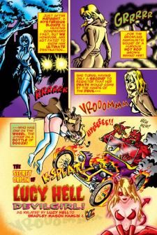 Sexy Super-Heroine with Satanic Superpowers!